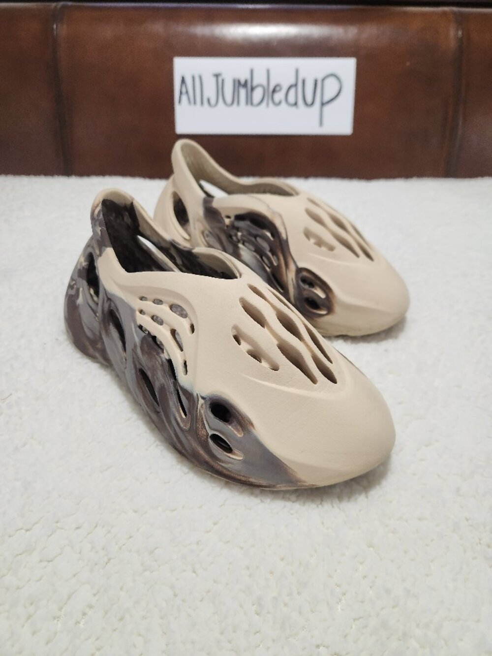 Adidas Yeezy GX8774 Foam Runner MX Cream Clay Men's Slip On Shoes Size 5